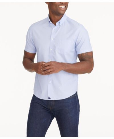 UNTUCKit Men's Slim Fit Wrinkle-Free Short-Sleeve Hillstowe Button Up Shirt