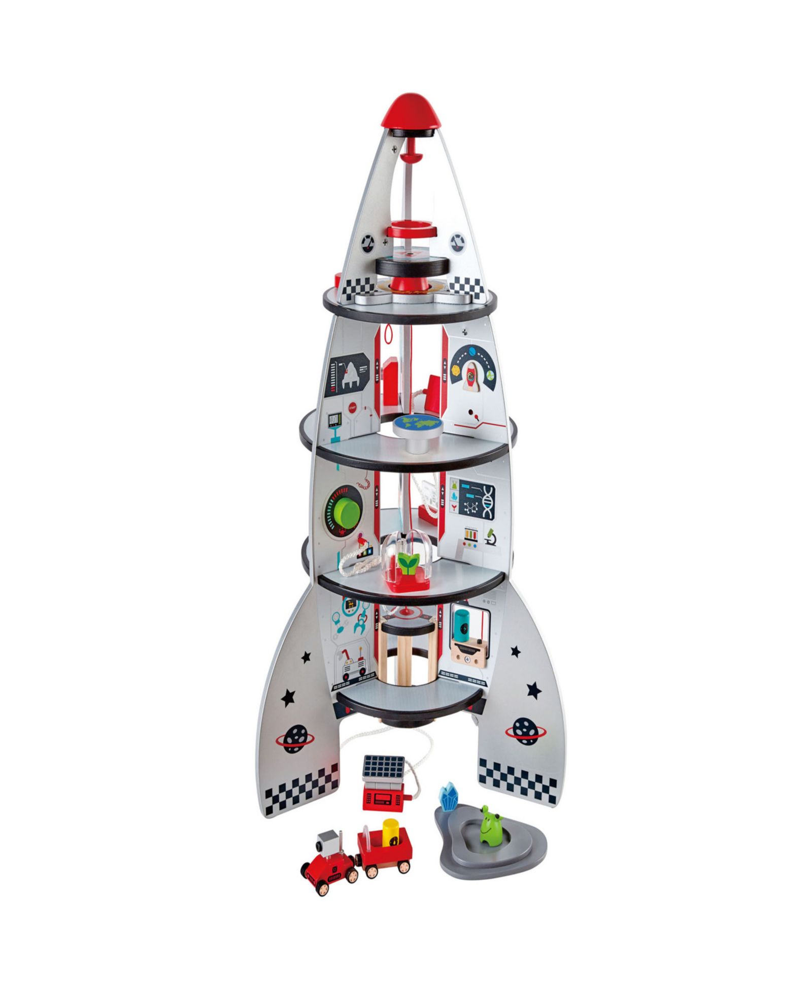 Игровой набор Hape Four-Stage Rocket Ship
