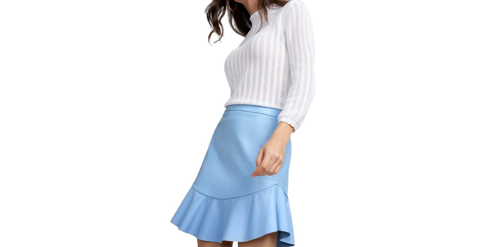 Caldwell Collection Женская юбка Brianna из искусственной кожи