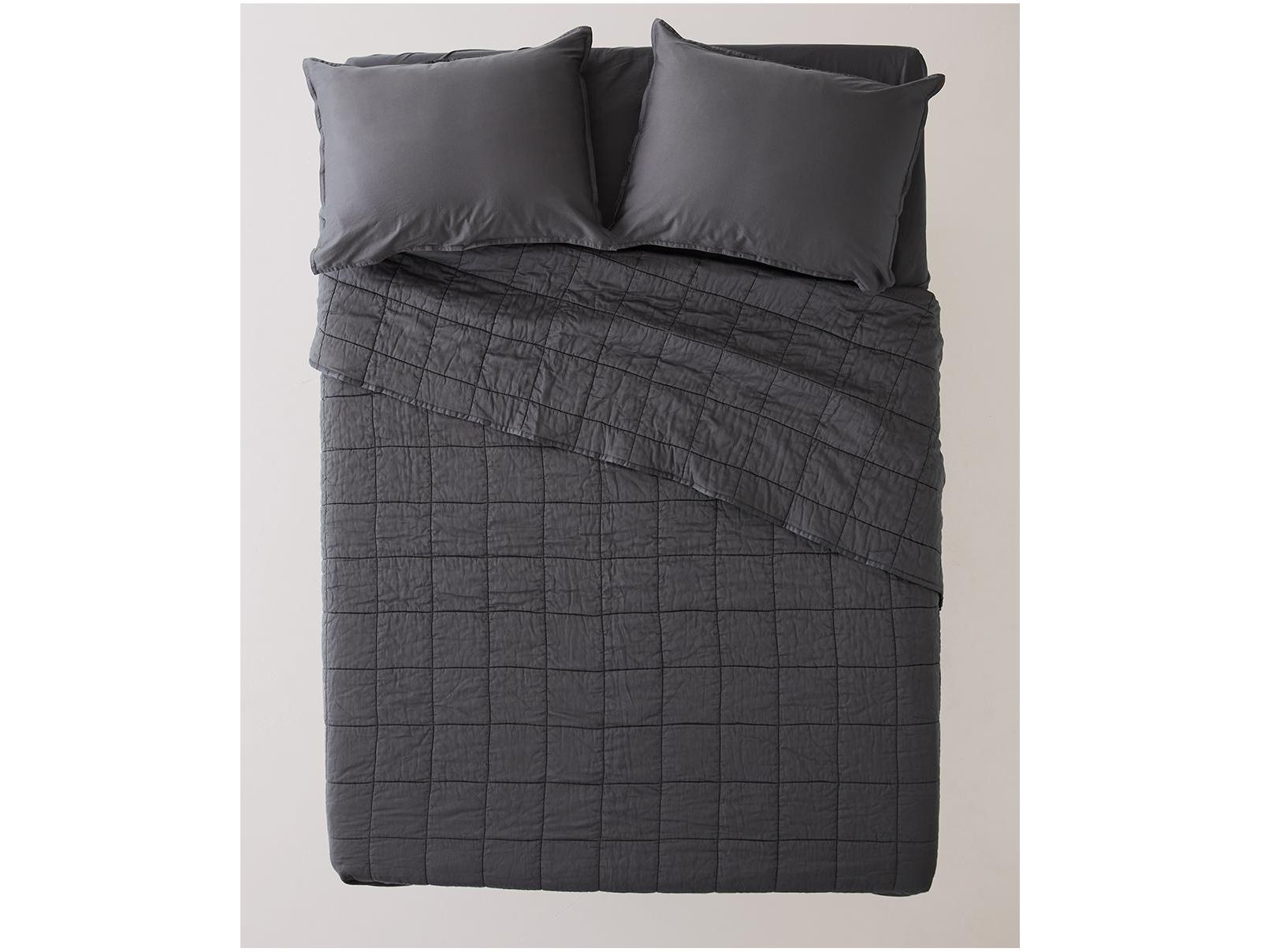 Organic Cotton Quilted Comforter - Full/Queen