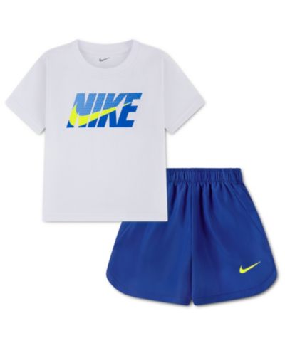 Nike Boys' Toddler 2T-4T T-shirt and Woven Shorts, 2-Piece Set