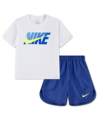 Nike Boys' 4-7 Crewneck T-Shirt and Woven Shorts, 2-Piece Set