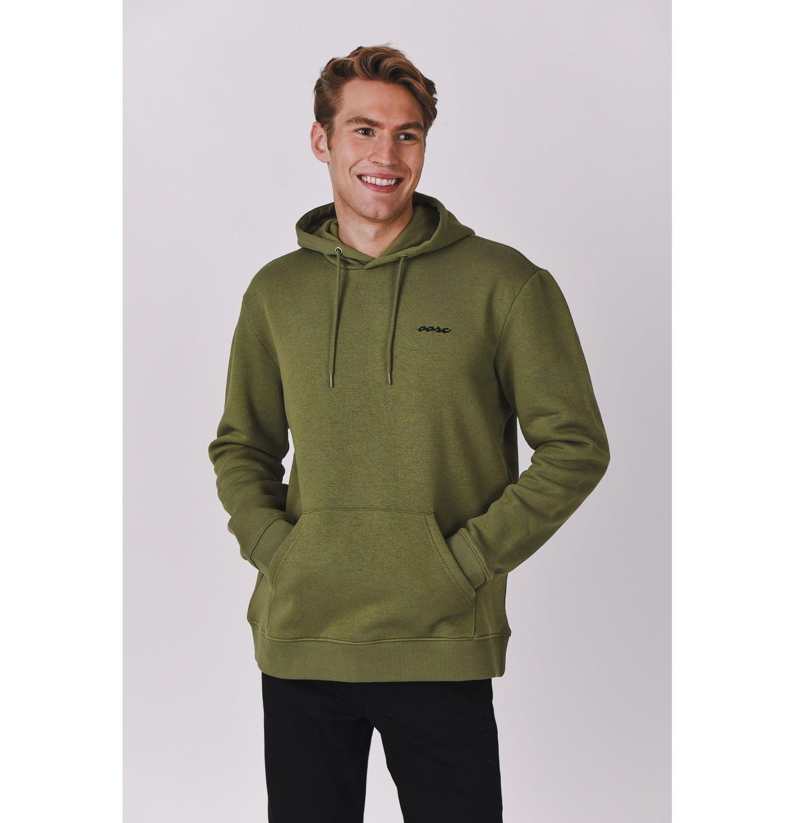 OOSC Big & Tall Powder Club Hoodie Khaki