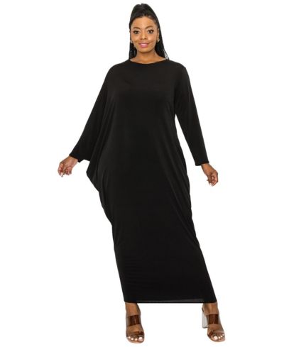 L I V D Платье макси асимметричное Louella Plus Size