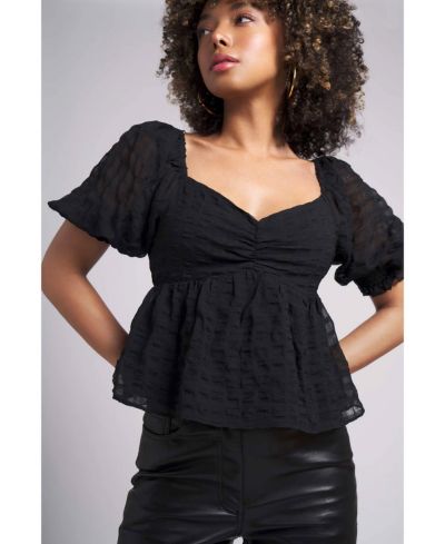 Топ Caldwell Collection Dani Sweetheart neck ruffled