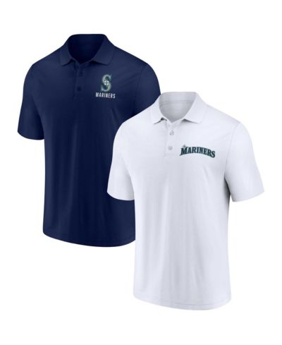 Мужской комплект из двух поло Fanatics Seattle Mariners Navy/White