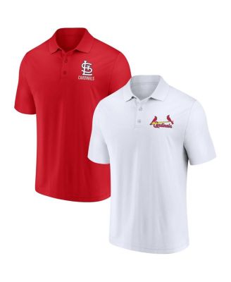 Мужской набор из двух поло рубашек Fanatics St. Louis Cardinals, красная и белая