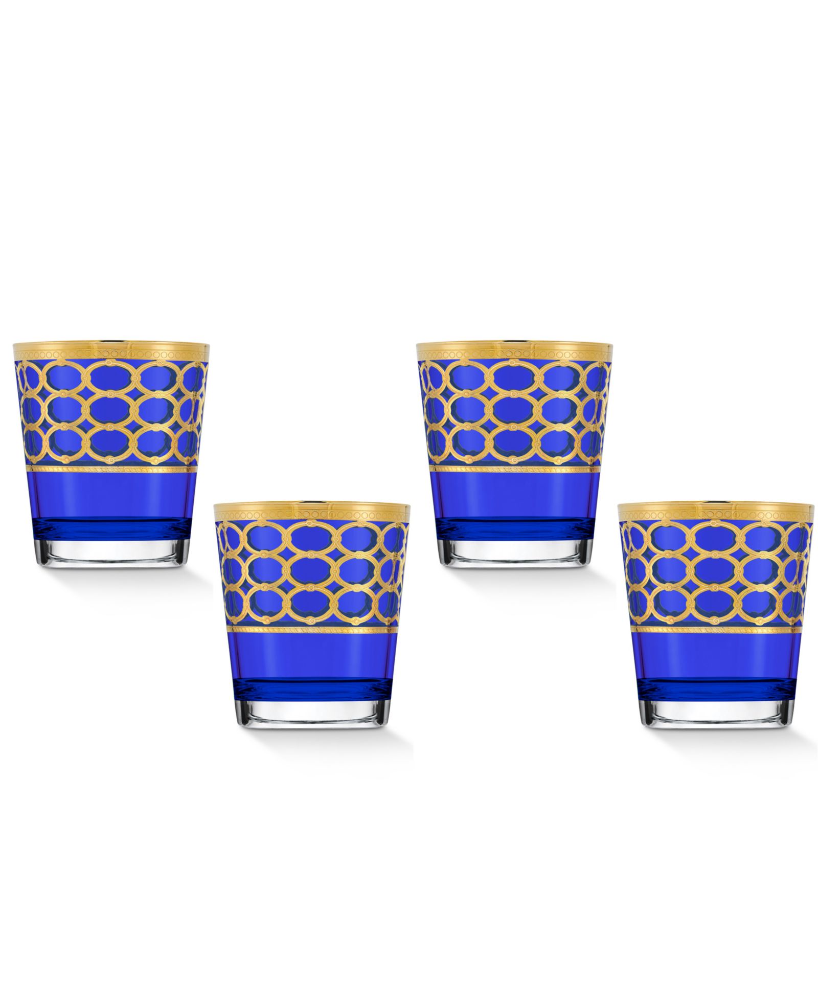 Набор стаканов Lorren Home Trends Cobalt Blue 4 шт.