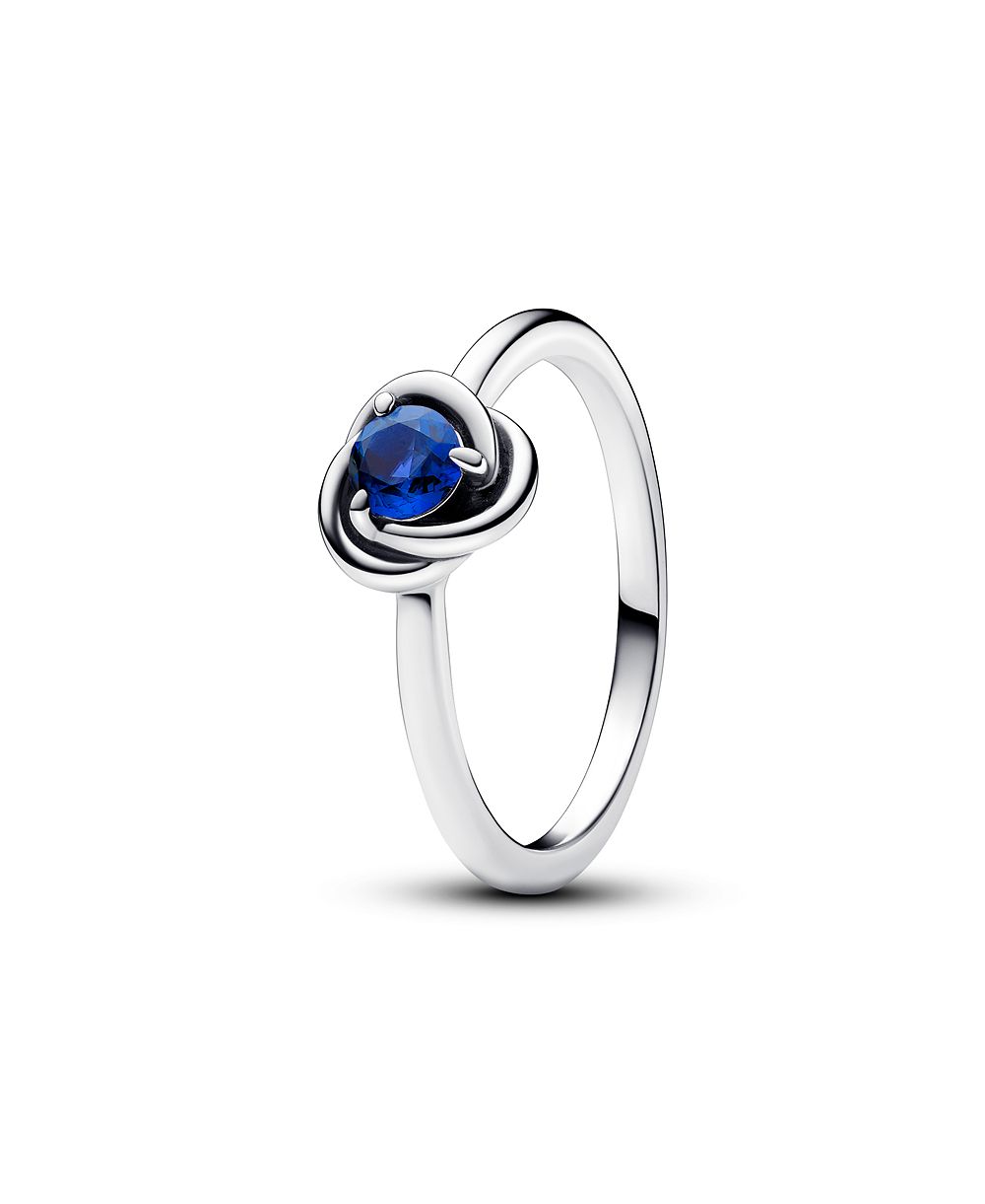 Кольцо Pandora Sterling Silver Birthday Stone Circle