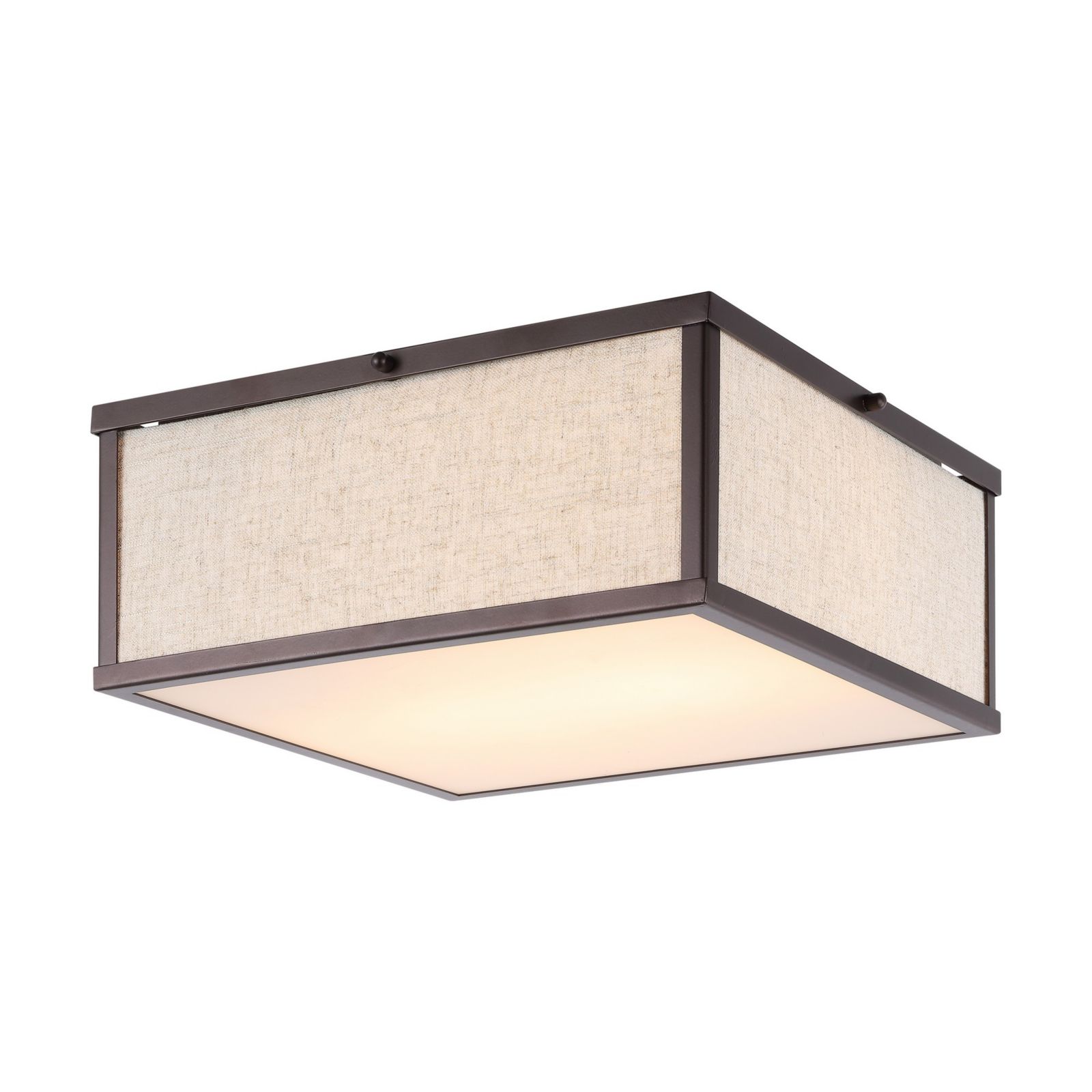 Grant потолочный светильник LED Square Linen Iron