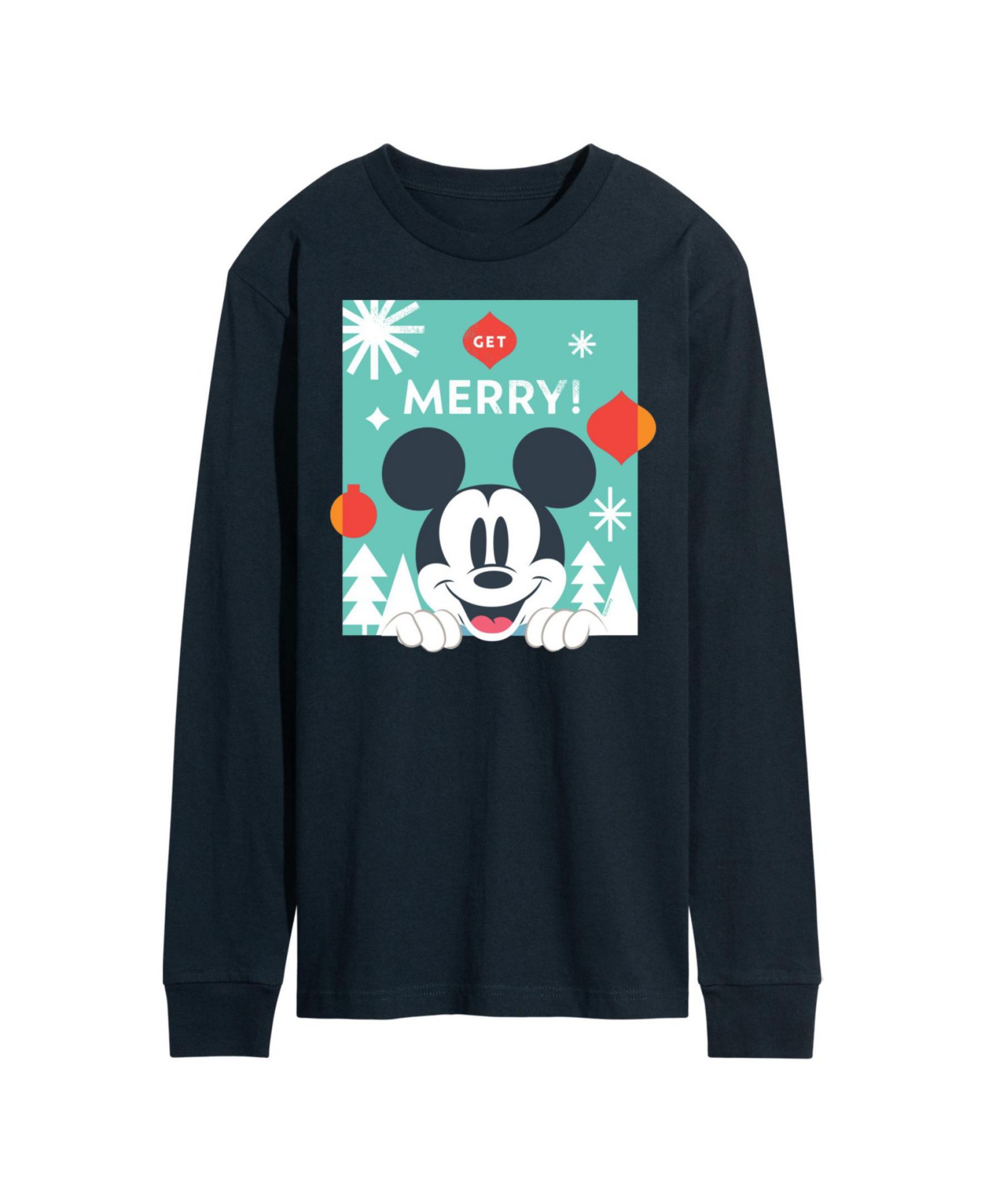 AIRWAVES Мужская футболка с длинным рукавом Disney Holiday