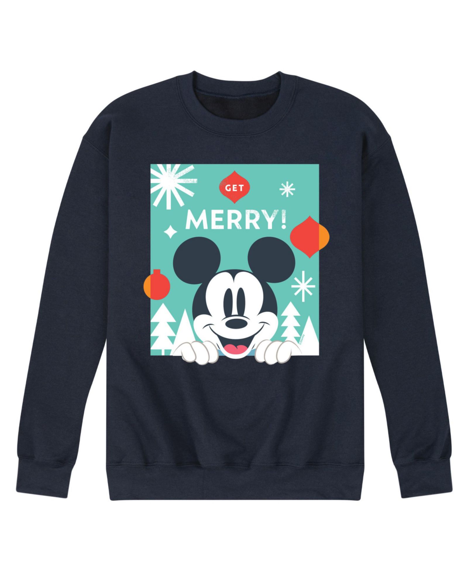 AIRWAVES Men's Disney Holiday Crew Fleece Pullover