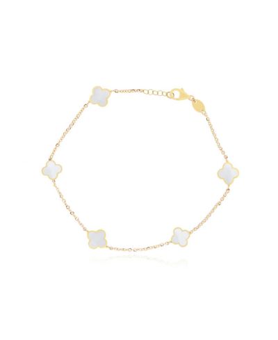Браслет The Lovery Mini Mother of Pearl Clover