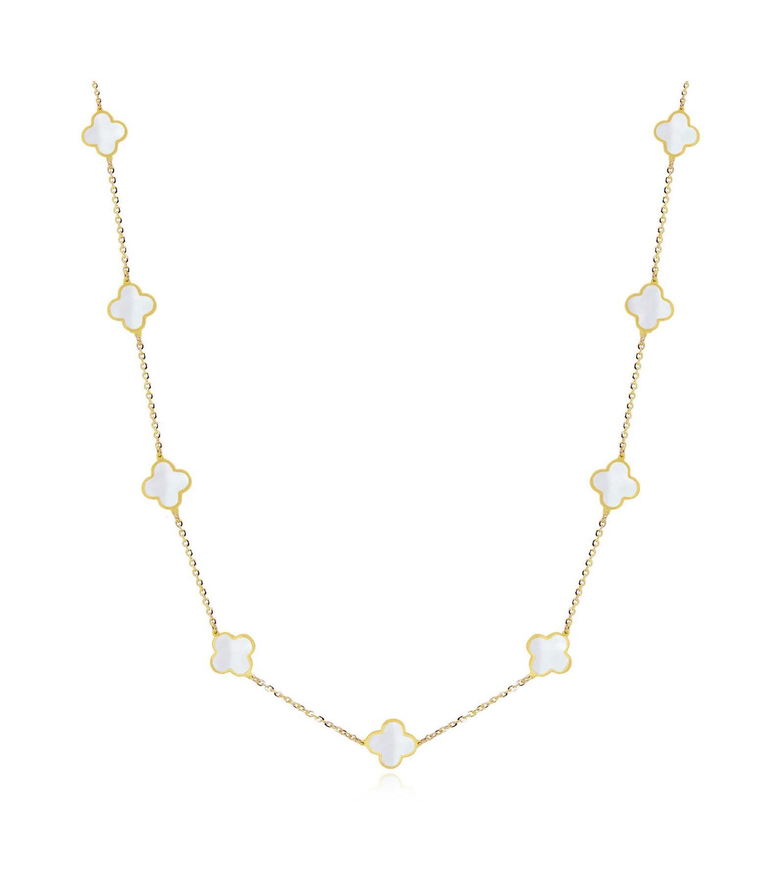 Колье The Lovery Mini Mother of Pearl Clover
