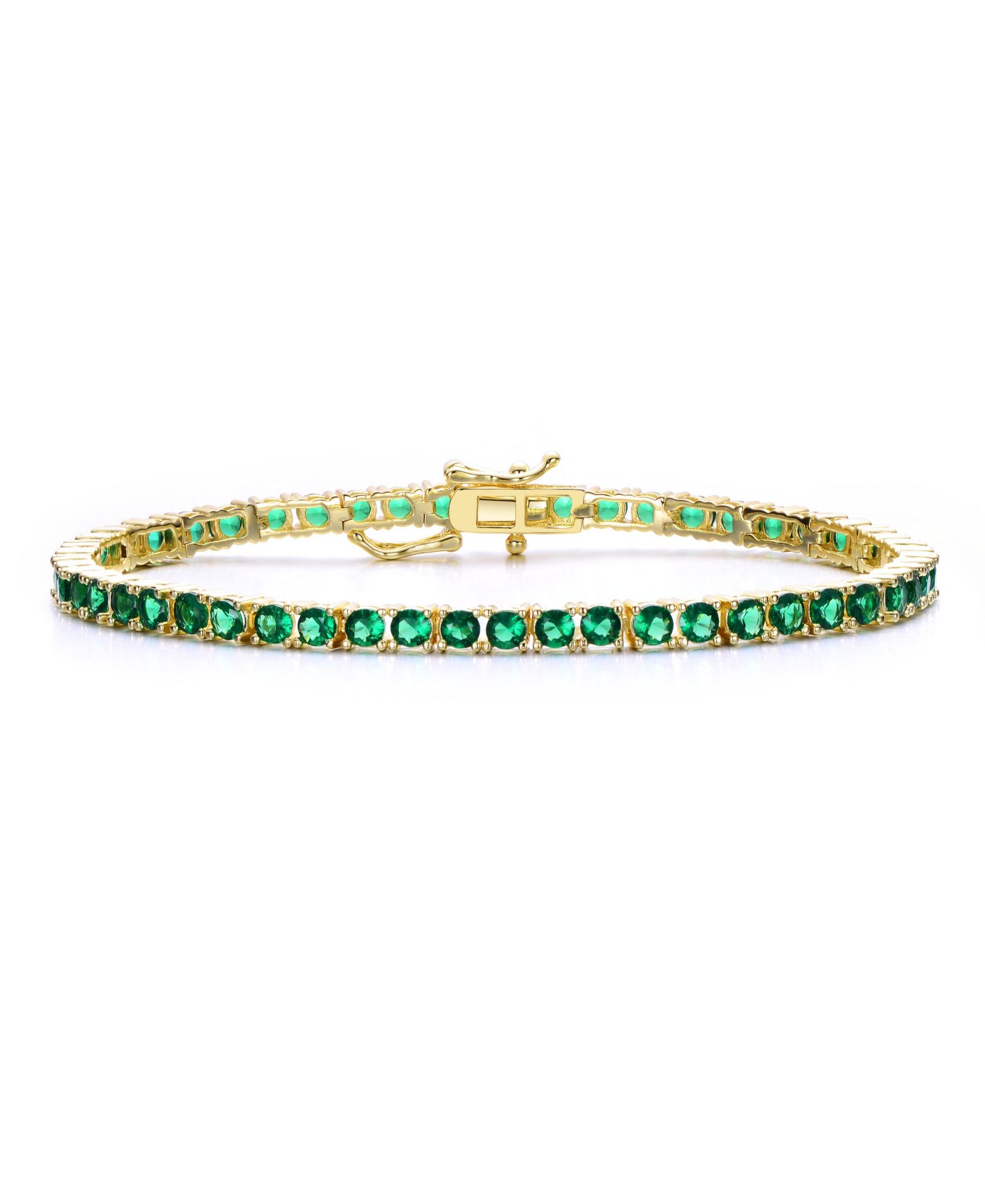 Браслет Rachel Glauber Minimalist 3MM Vibrant Cubic Zirconia Slim Tennis