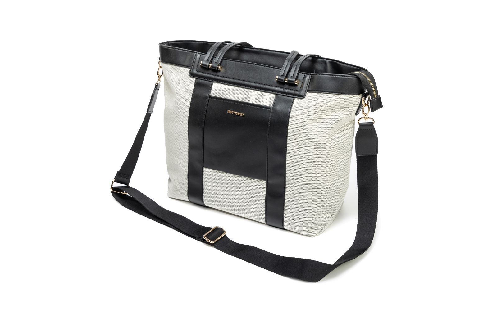 Sunveno Large Canvas Diaper Tote Bag