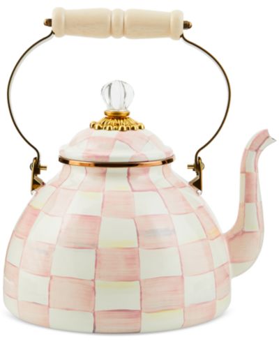 Чайник MacKenzie-Childs Rosy Check 2-Qt.