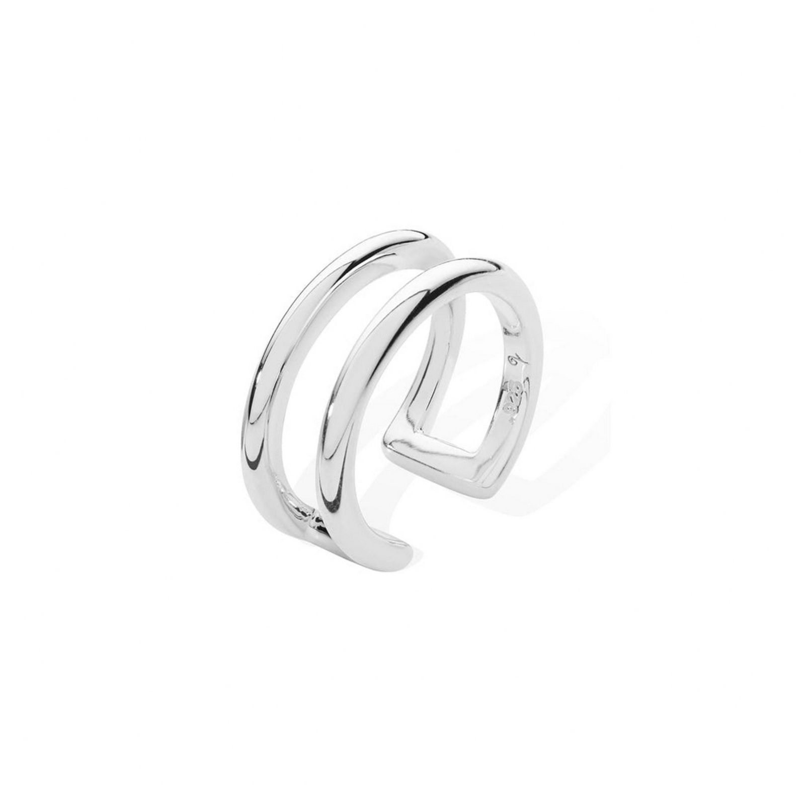 Серьга-зажим Art Deco