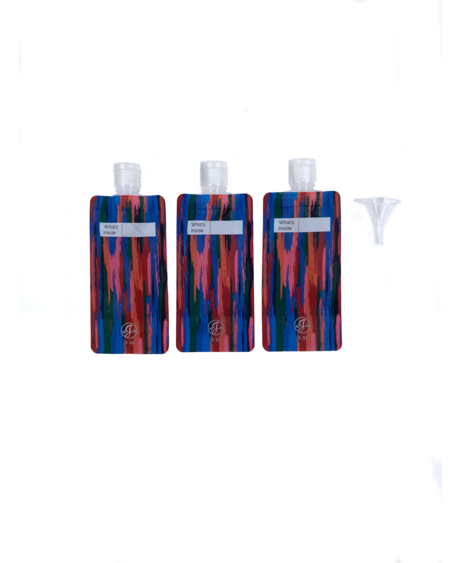 Ms. Jetsetter Refillable TSA-Approved Travel Bottles Set