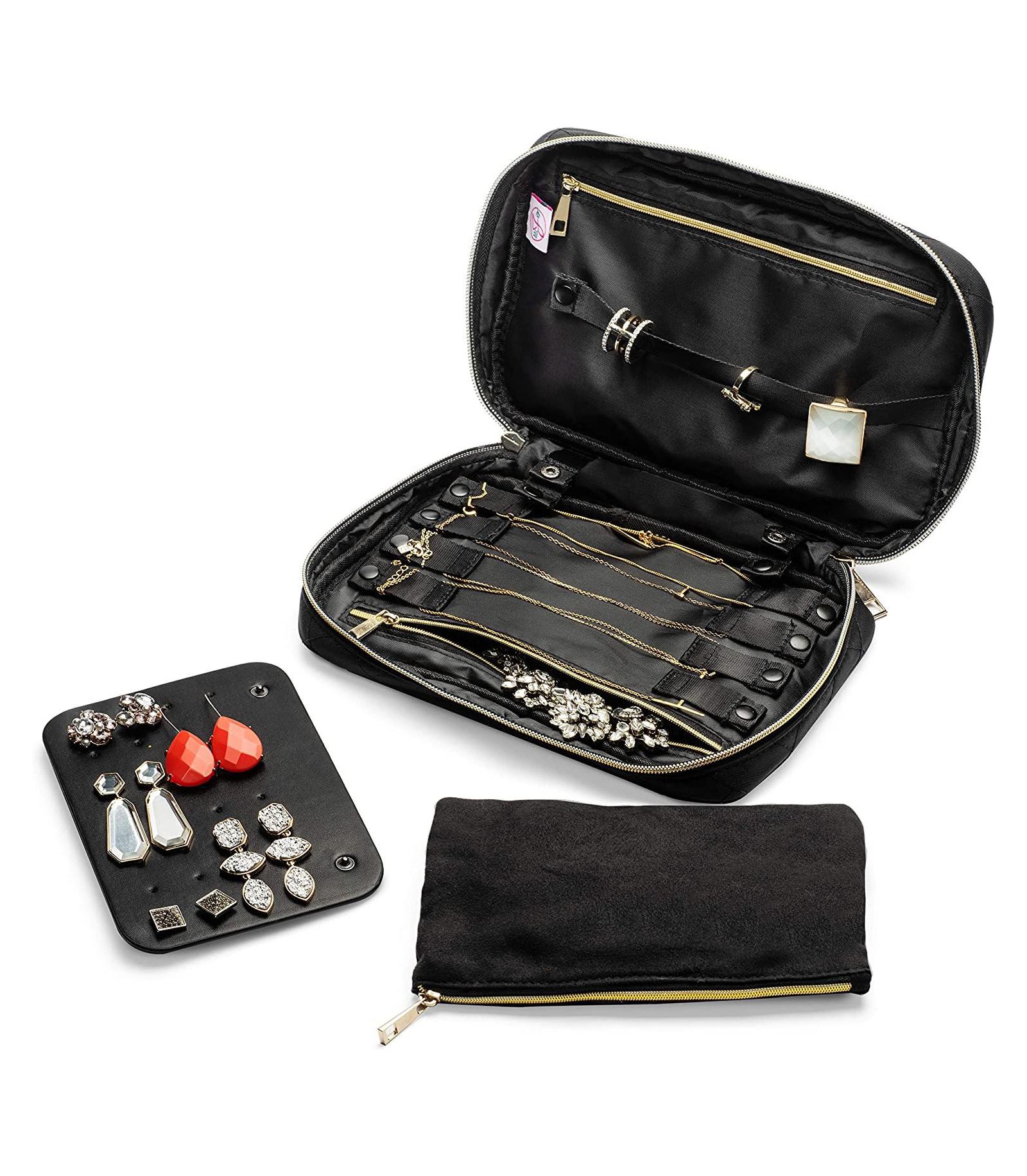 Набор органайзеров для путешествий Ms. Jetsetter Quilted Travel Jewelry Organizer