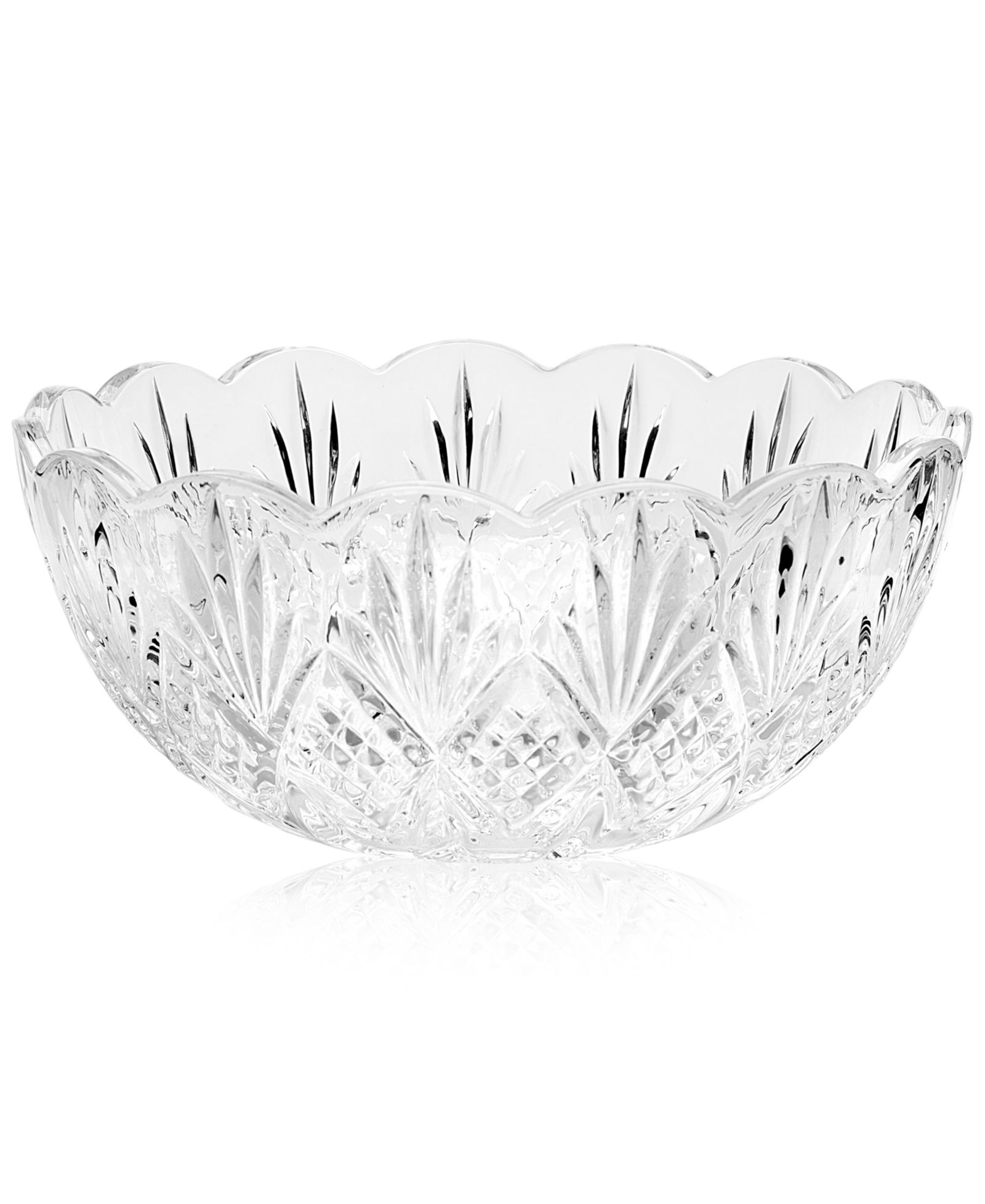 Godinger Dublin Crystal Scalloped Serving Bowl