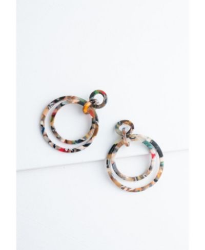 Starfish Project Margot Multicolored Resin Dangle Earrings
