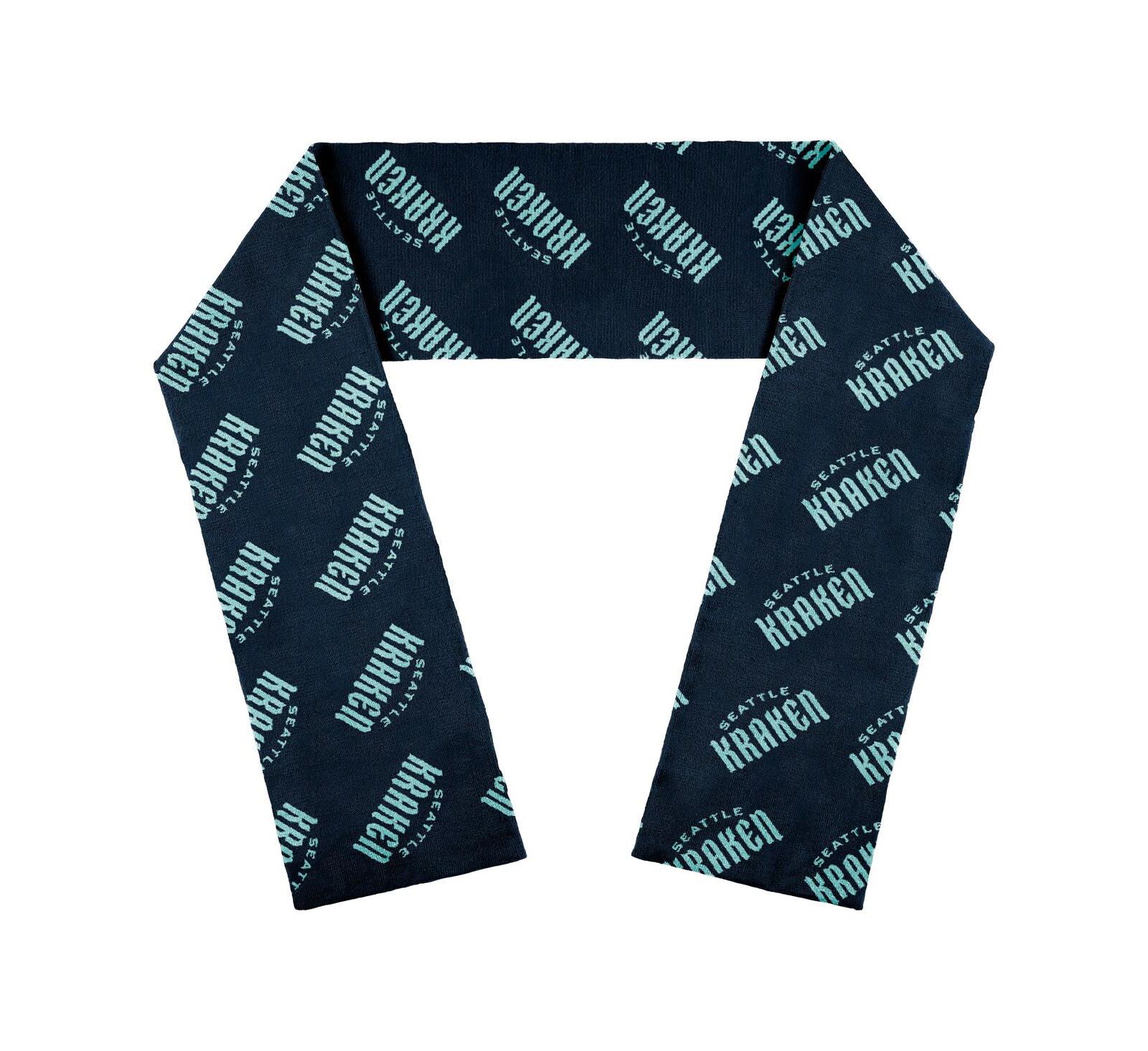 Women's WEAR by Erin Andrews Seattle Kraken Team Wordmark Scarf