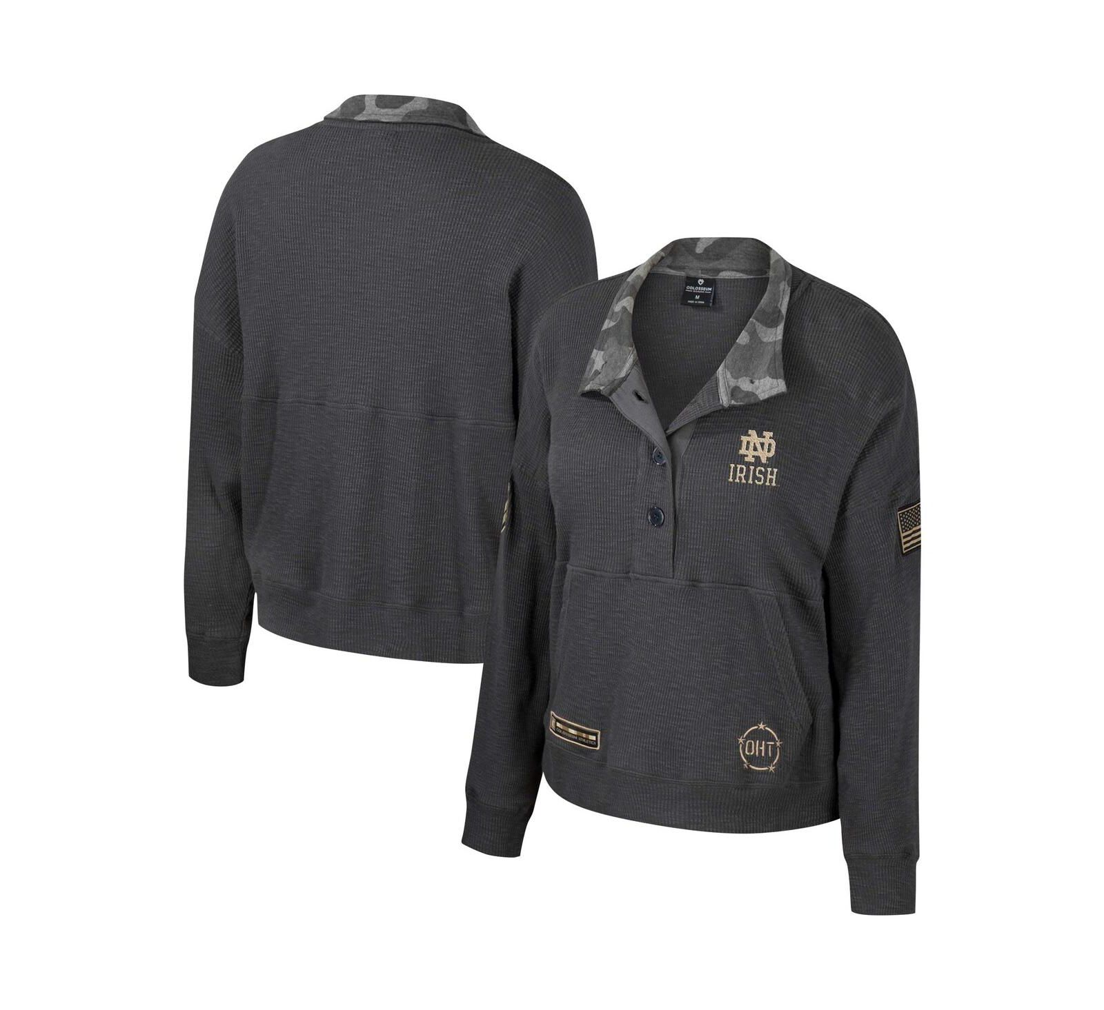 Женская термотолстовка Colosseum Notre Dame Fighting Irish Henley