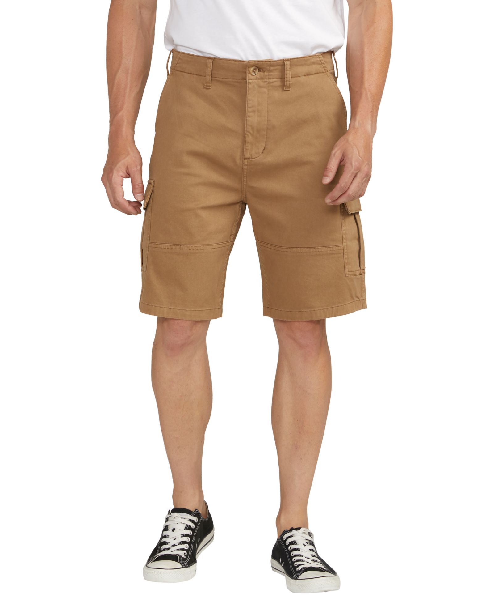 Silver Jeans Co. Men's Essential Twill Cargo 10" Shorts