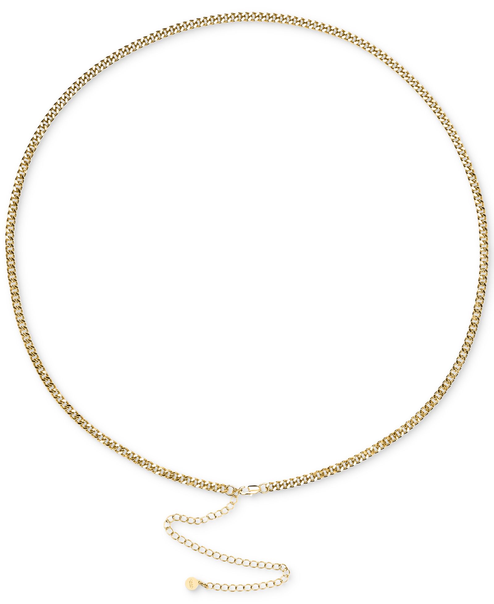 OMA THE LABEL 18k Gold-Plated Cuban Link Waist Chain