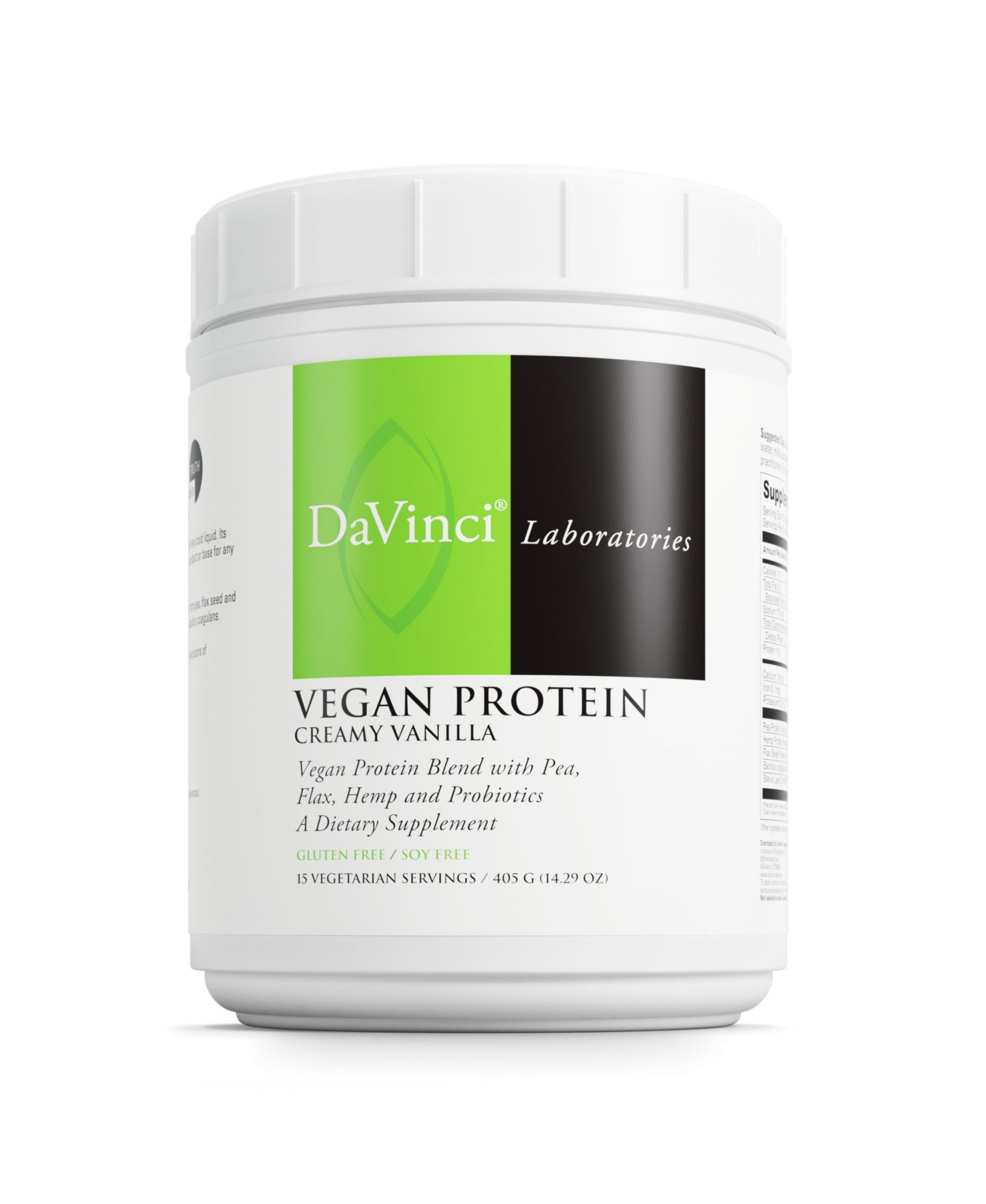 Протеиновая добавка DaVinci Labs Protein для поддержки веса и восстановления мышц, вкус ваниль
