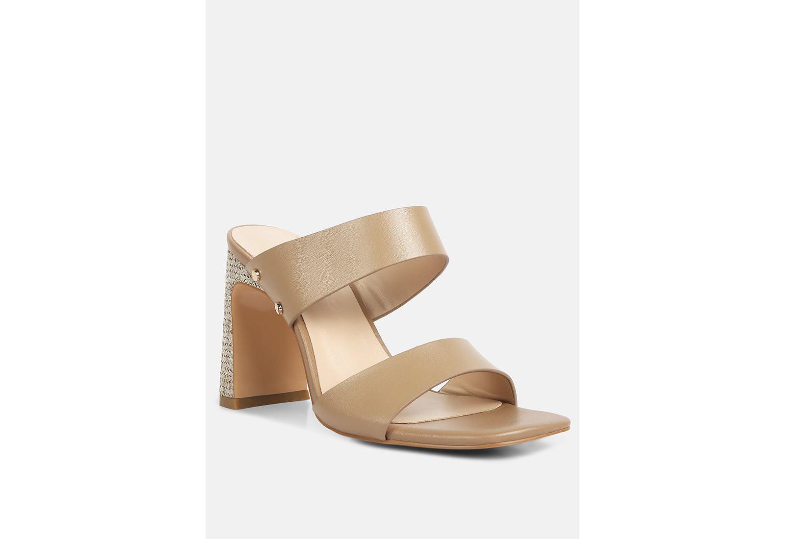 Rag and Co Womens Alodia Slim Block Heel Sandals