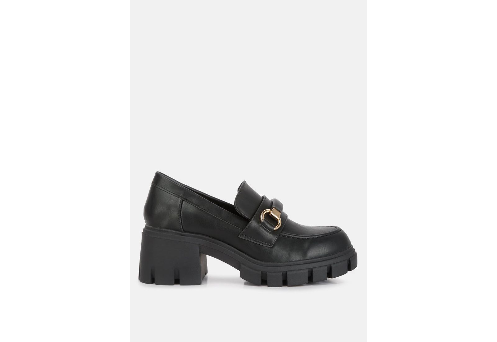 Rag and Co Womens Evangeline Chunky Platform Loafers