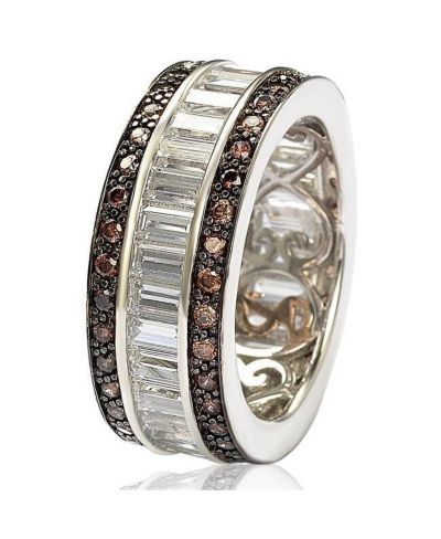 Suzy Levian New York серьги из стерлингового серебра с кубическим цирконием