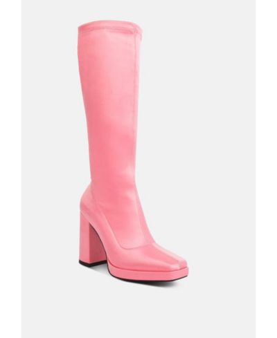 PRESTO Womens Stretchable Satin Long Boot