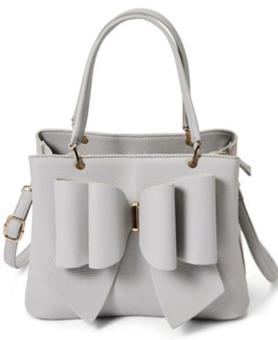Women's Jenna Triple Compartment Bowtie Satchel Bag
