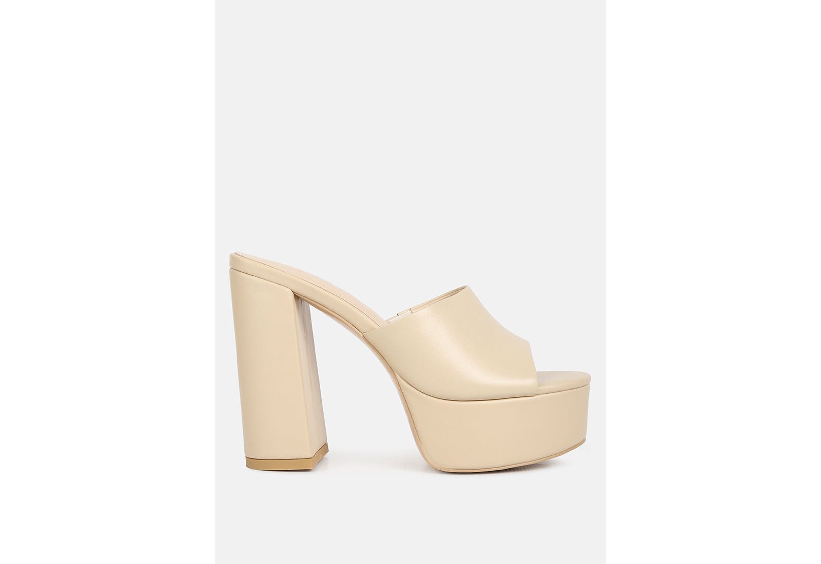 SHURI Womens Open Toe High Block Heel Sandals