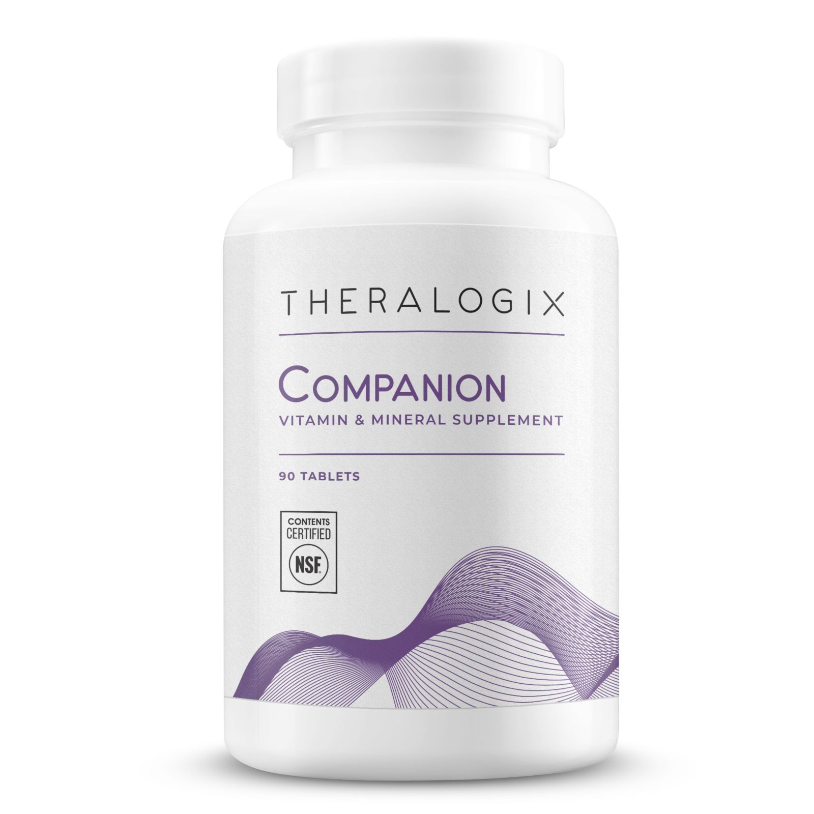 Мультивитаминная добавка Theralogix Companion - 90 дней без железа, витамина D или K - B витамины, цинк и магний