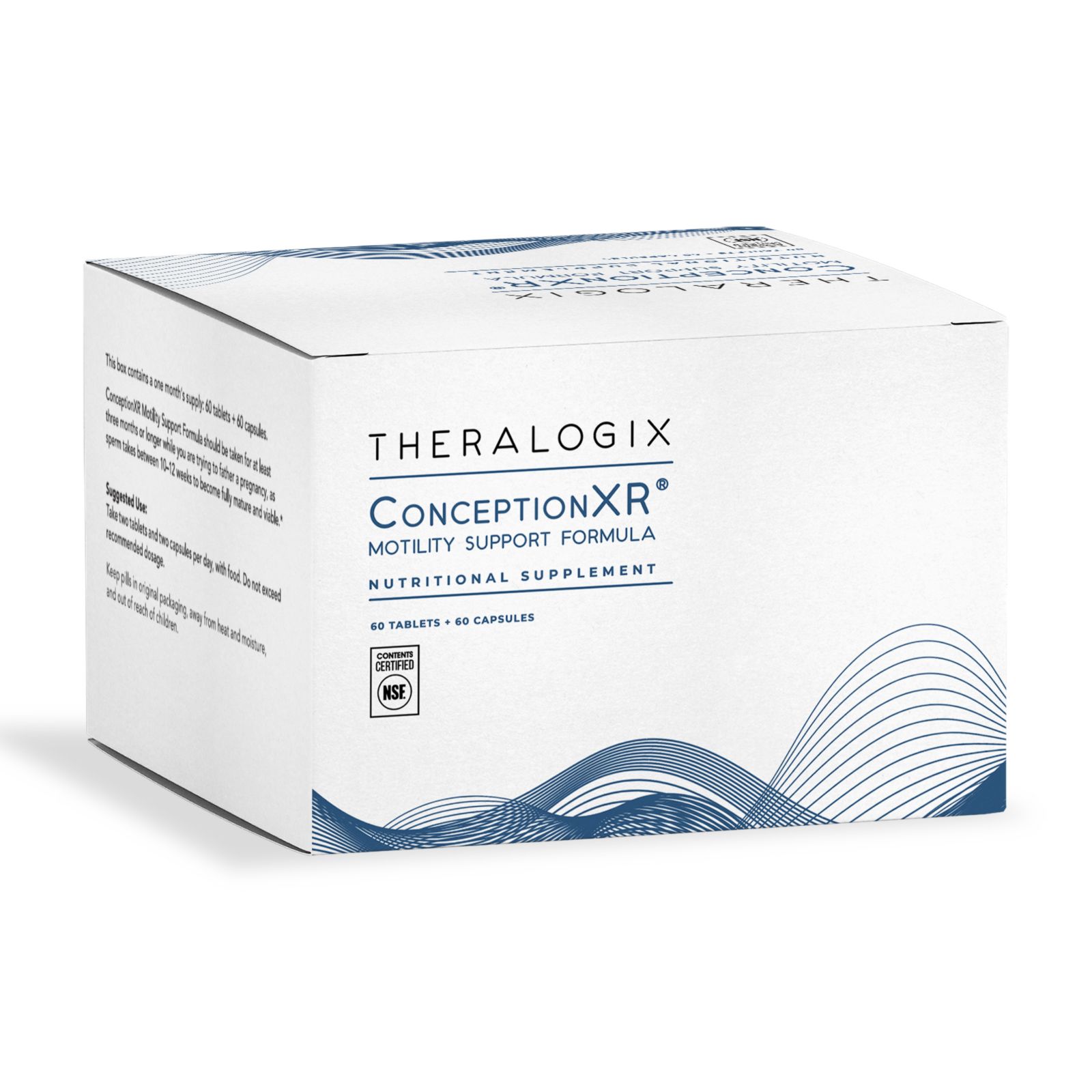 Формула поддержки подвижности Theralogix ConceptionXR — витамины для поддержки фертильности у мужчин, 30 дней, сертифицировано NSF