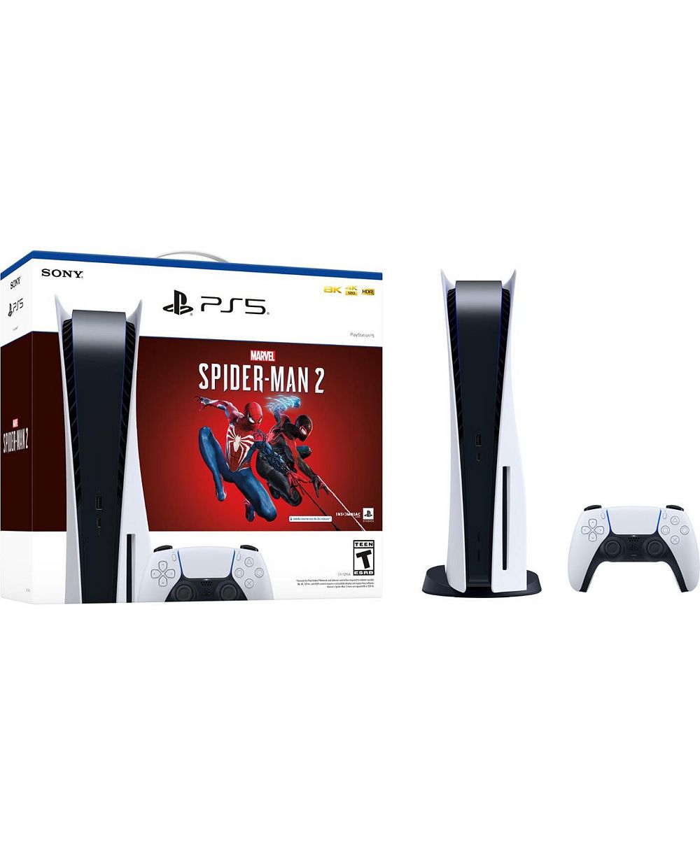 Игровая консоль Sony PlayStation 5 – комплект Marvel's Spider-Man 2, белый цвет