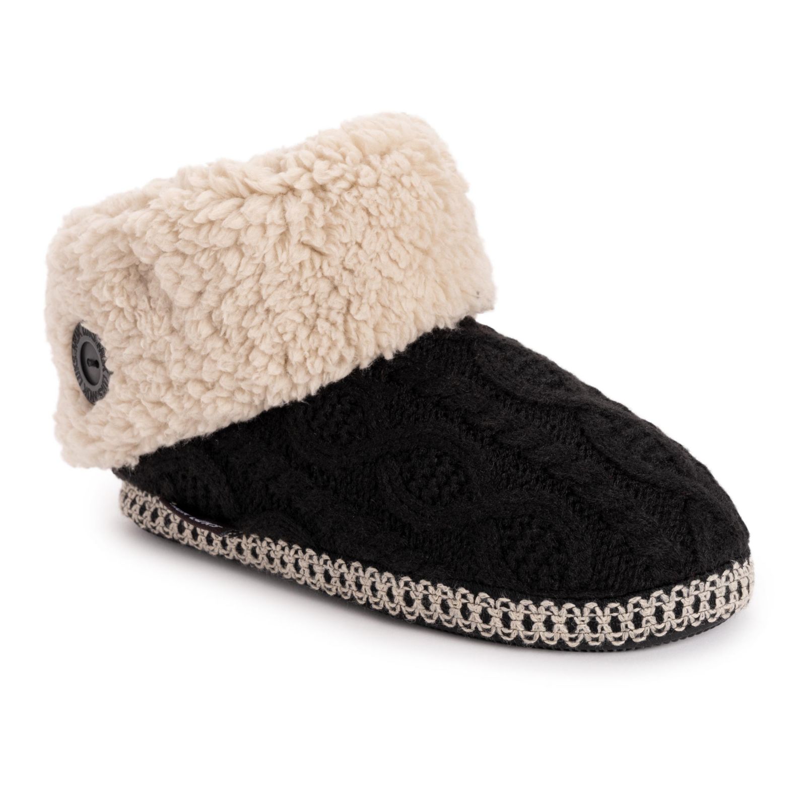 MUK LUKS Women's Melinda Cuff Boot Slippers