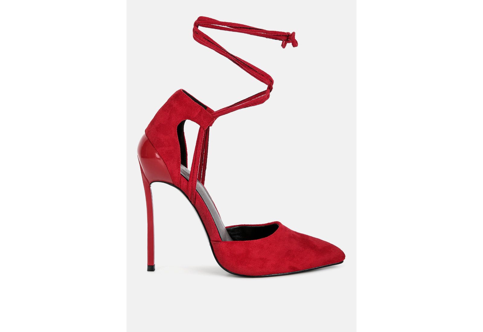 RULE-BREAKER Womens Lace Up Stiletto Sandals