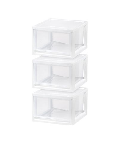 Стеллаж IRIS 14.5 Qt, пластиковый органайзер с прозрачными дверцами
