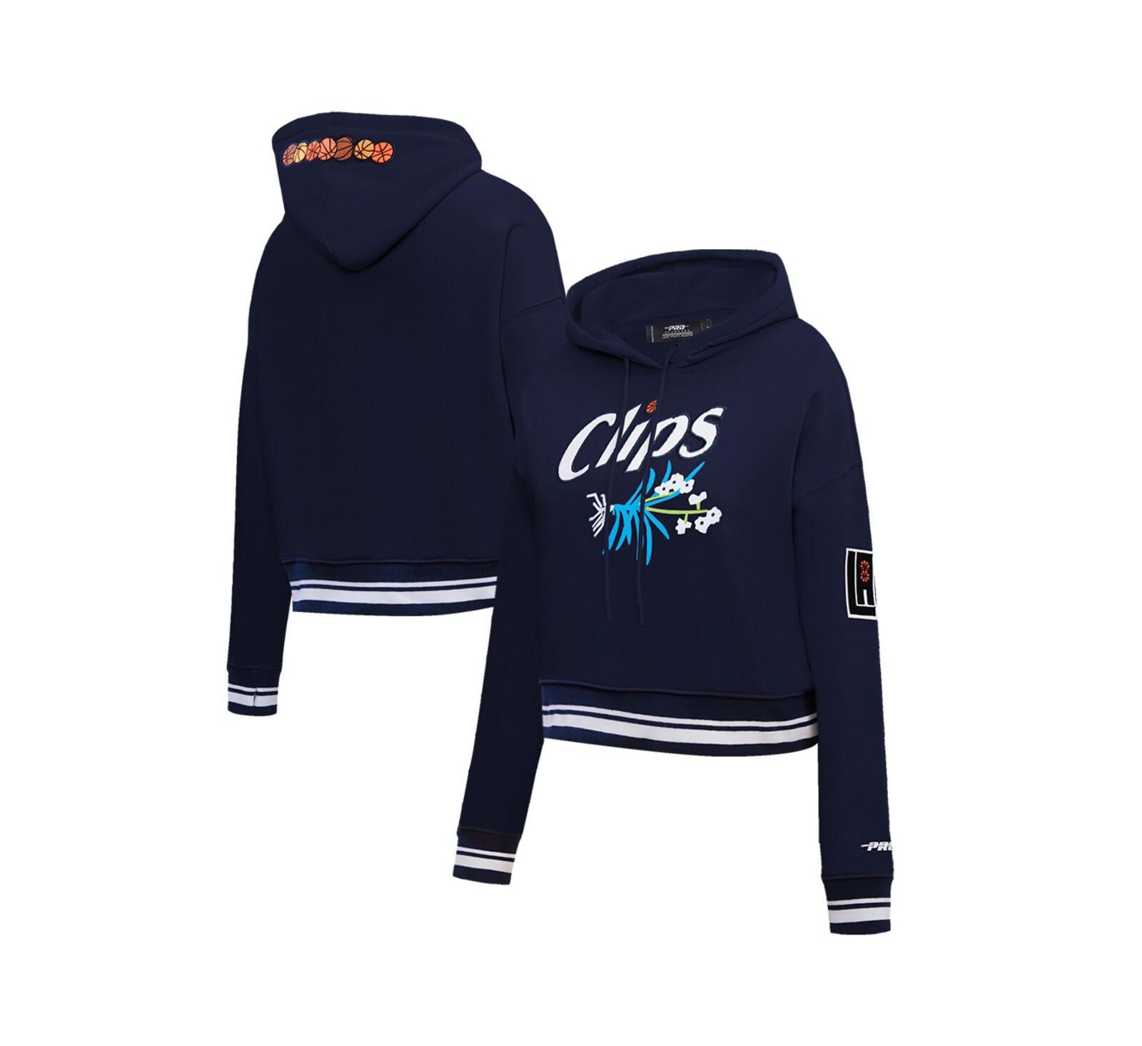 Pro Standard Женский укороченный худи LA Clippers City Edition, Navy