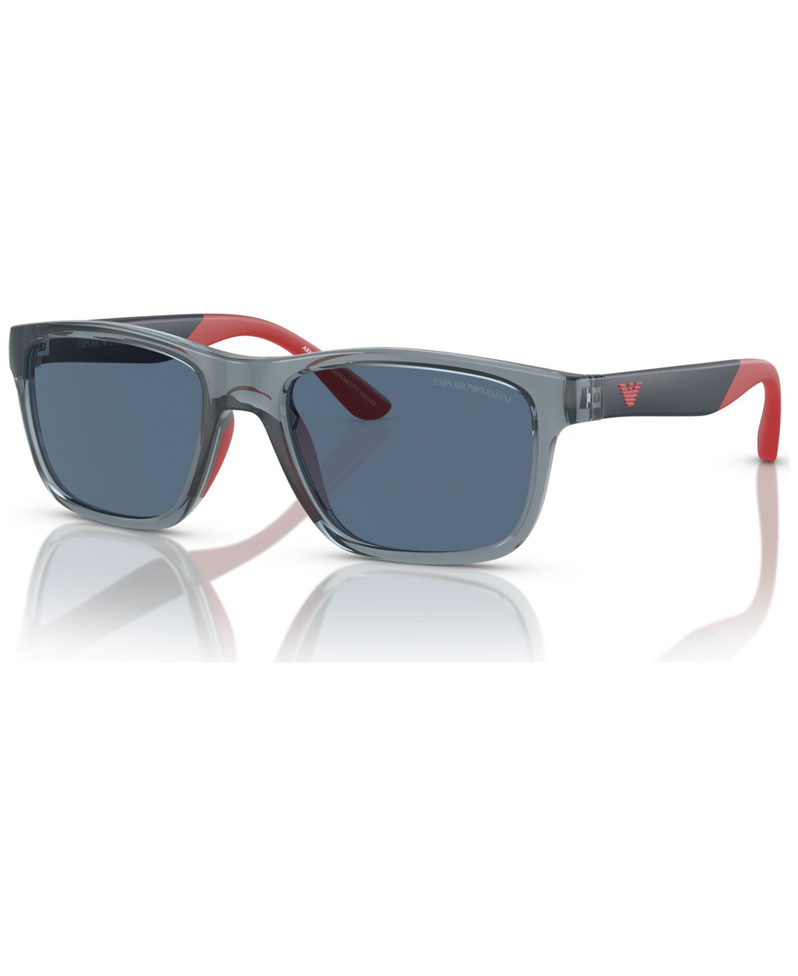 Детские солнцезащитные очки Emporio Armani в форме подушки, 0EK4002 (для детей 7-10 лет)