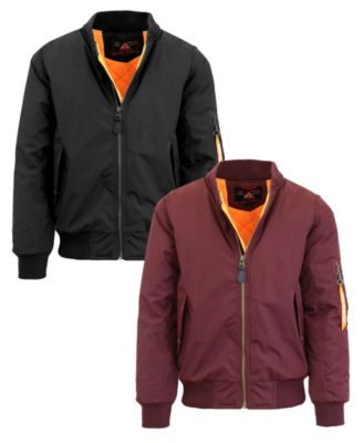 Spire By Galaxy Мужская летная куртка MA-1 Bomber, набор из 2 шт.