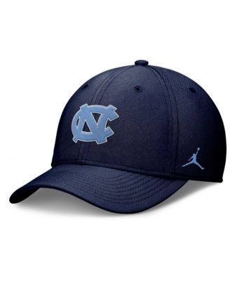 Мужская кепка Jordan Navy North Carolina Tar Heels Rise Swoosh Dri-FIT Flex
