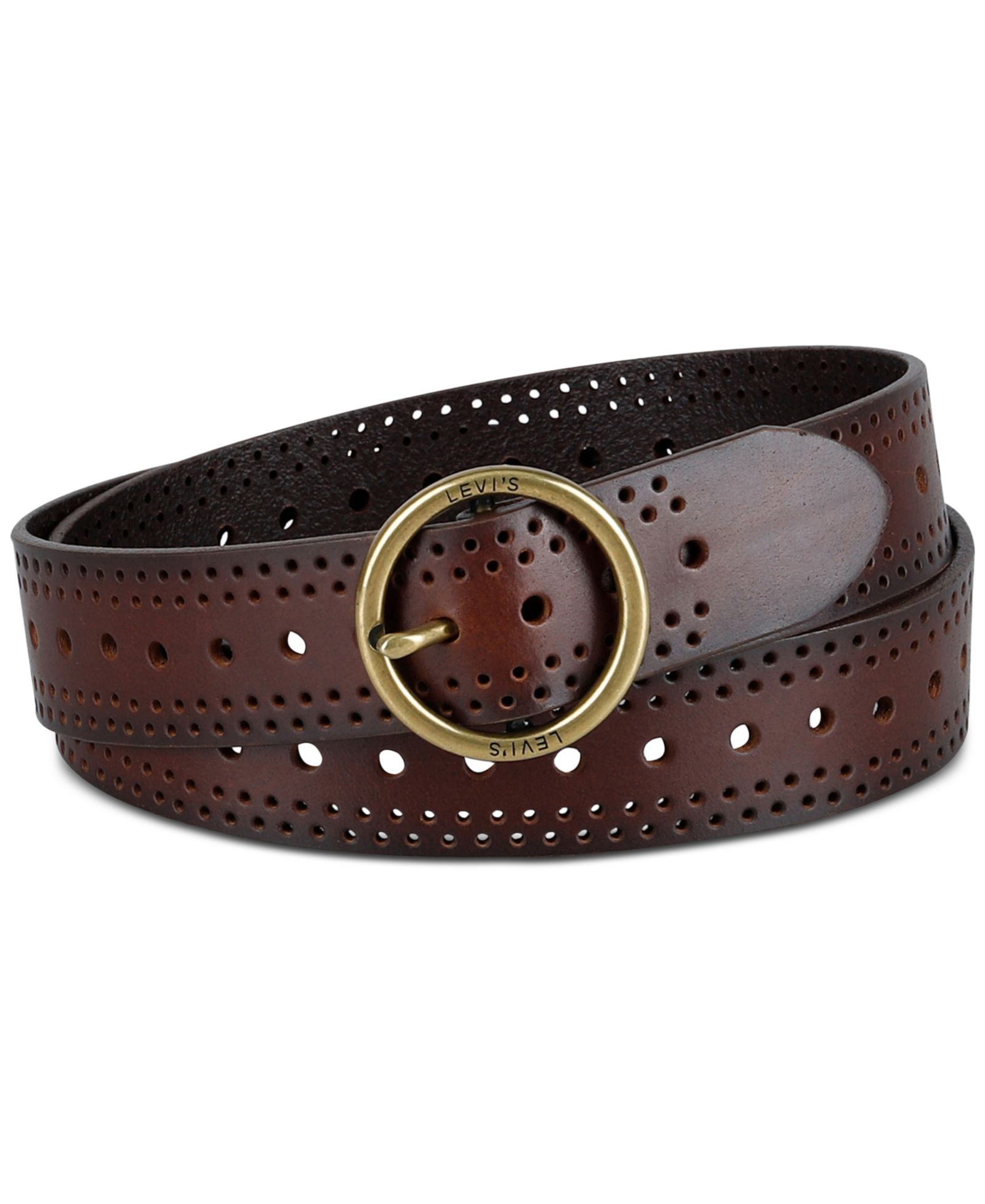 Levi's® Women's Adjustable Laser Cut Leather Belt