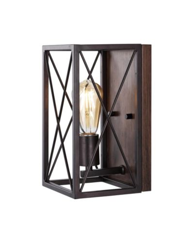 Настенный светильник Norris X Frame Farmhouse Rustic Iron LED Sconce