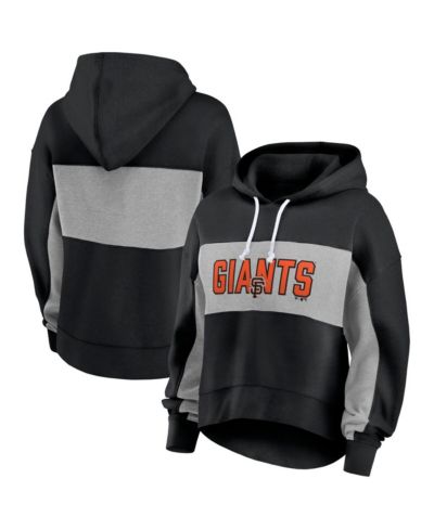 Женская толстовка Fanatics Black San Francisco Giants Filled Stat Sheet Pullover Hoodie